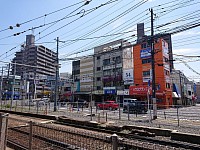 現在の広電西広島己斐駅周辺